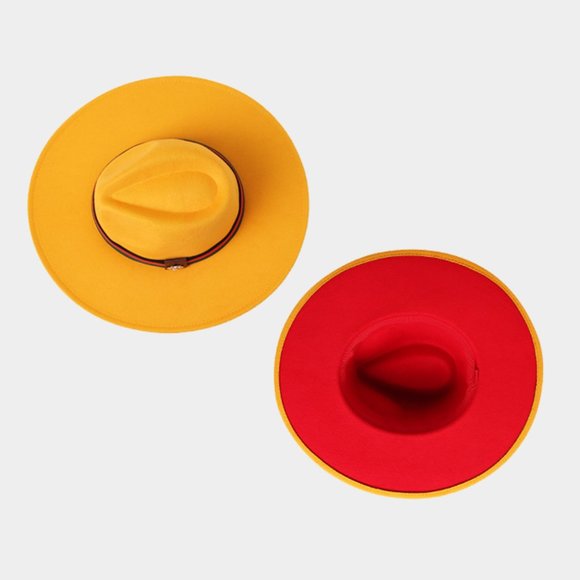 Panama Style Bumble Bee Fedora/Dressy Fedora Hat - Picture 5 of 5